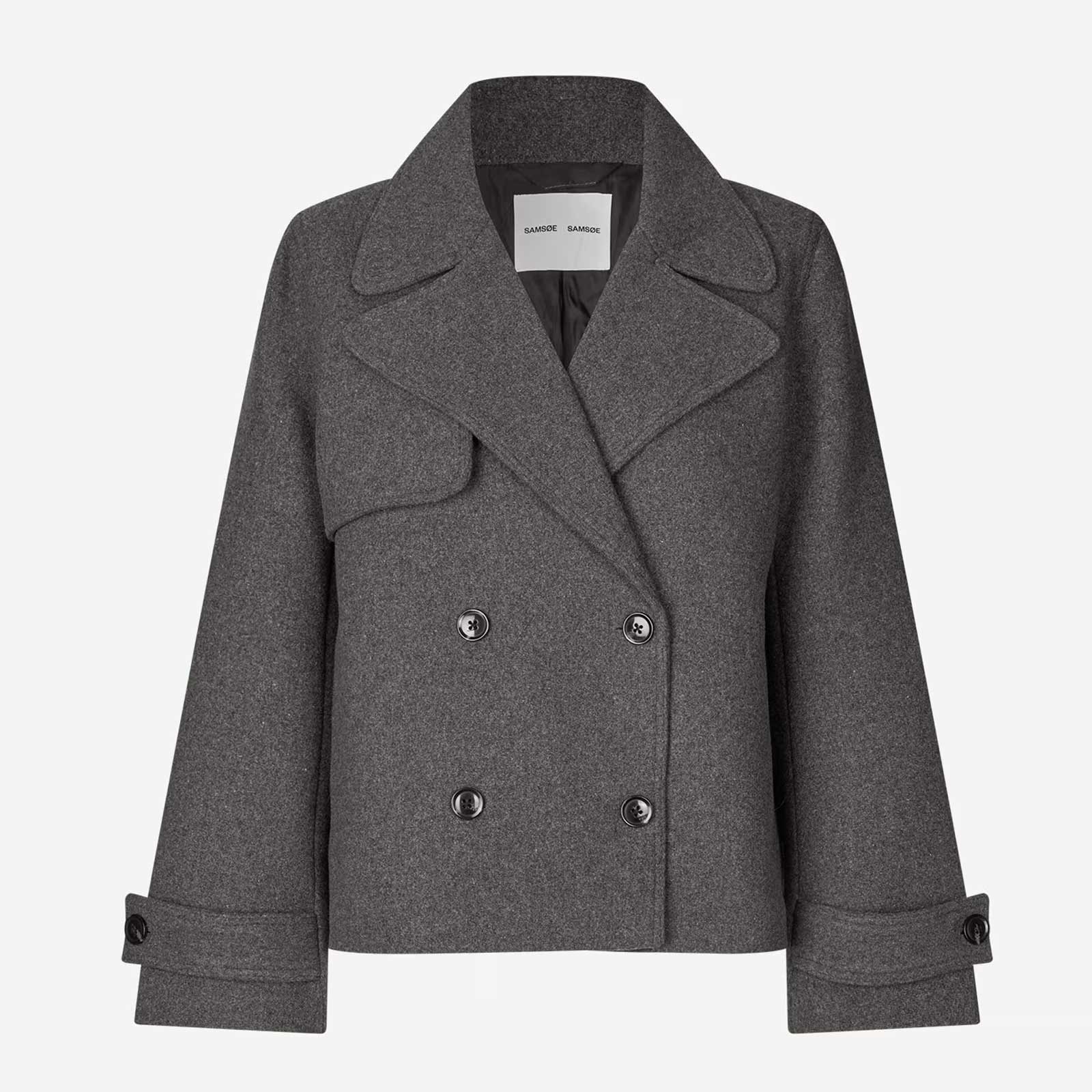 Samarta Jacket dark grey mel. Samsoe Samsoe
