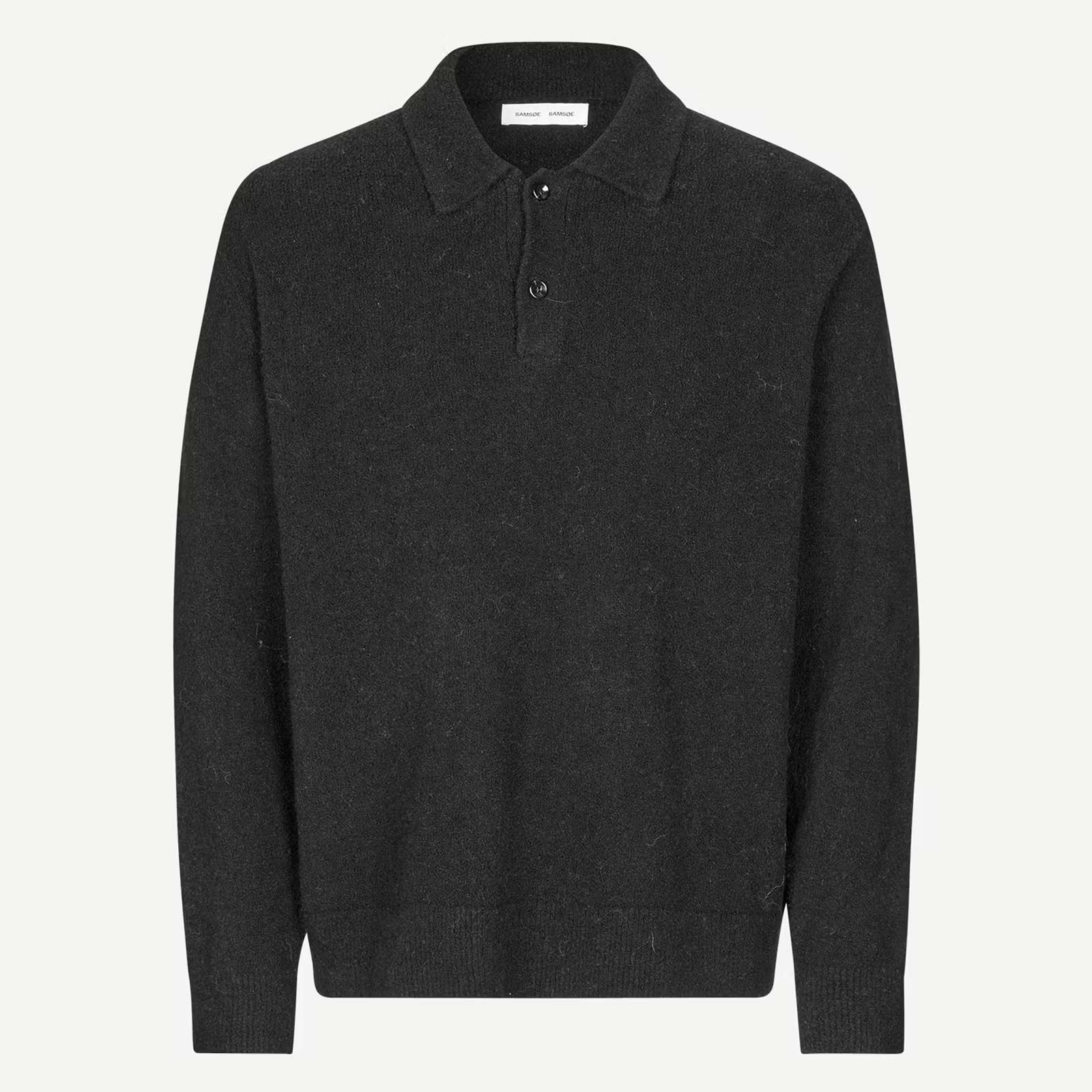 Sanino Longsleeve Polo 15179 black