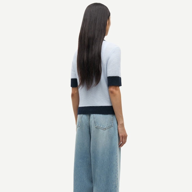 Sanoura SS Cardigan gray dawn Samsoe Samsoe