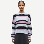 Sanoura Sweater gray dawn multi st. Samsoe Samsoe