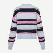 Sanoura Sweater gray dawn multi st. Samsoe Samsoe
