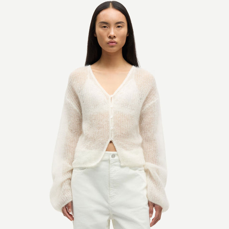 Sapoppie Cardigan clear cream Samsoe Samsoe