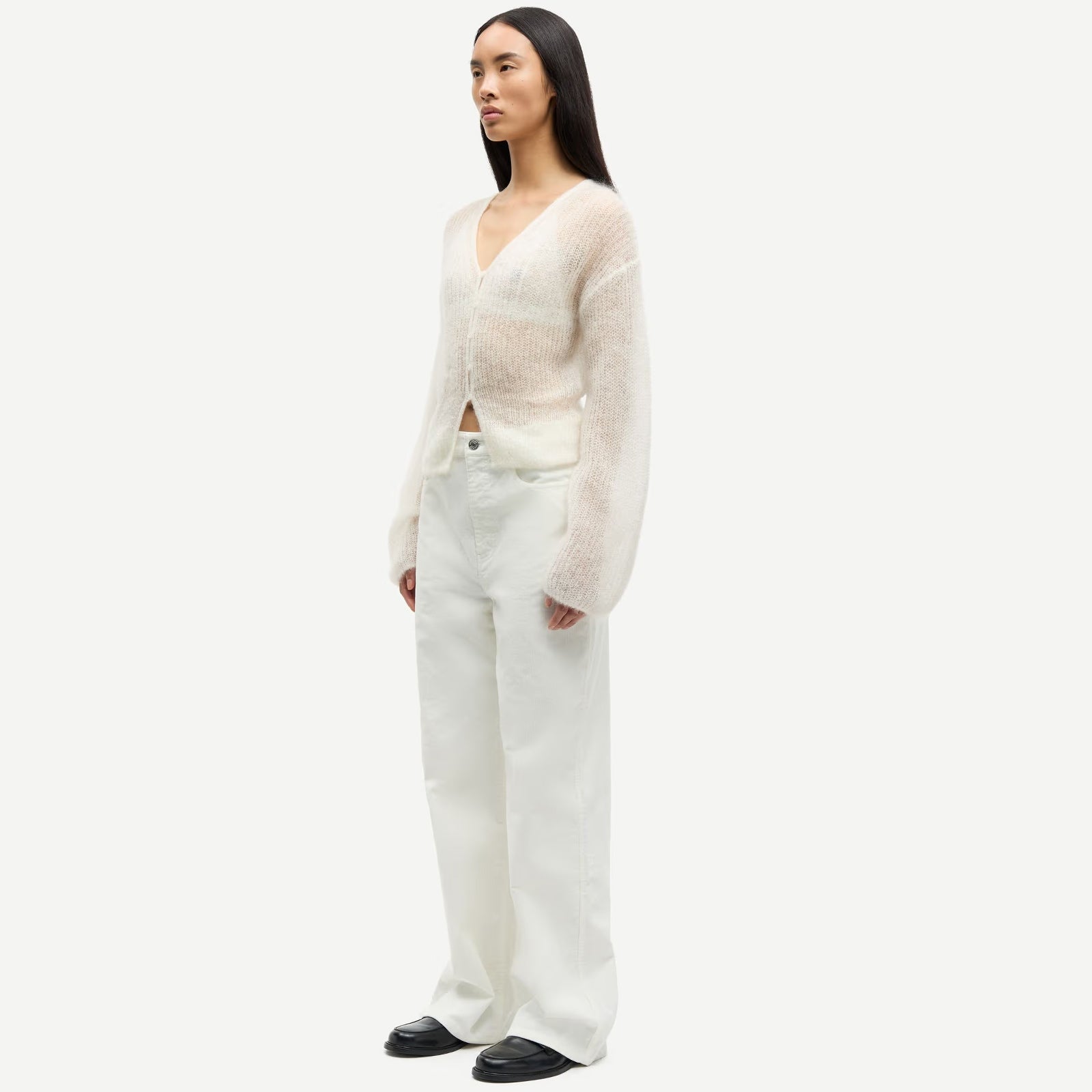 Sapoppie Cardigan clear cream Samsoe Samsoe