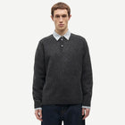 Sarick sweater 15561 dark grey melange
