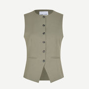 Saruma Vest 14635 vetiver