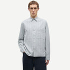 Saryan O Shirt stormy sea stripe