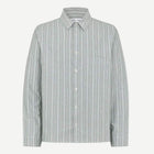 Saryan O Shirt stormy sea stripe
