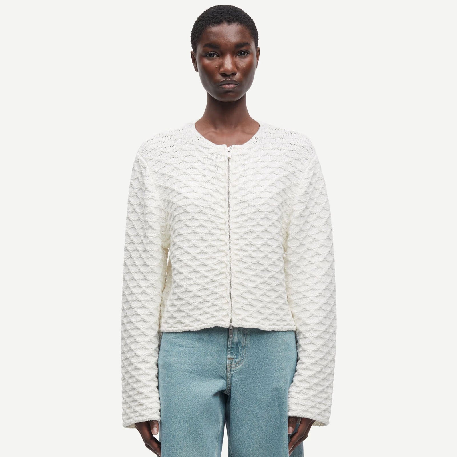 Satammy Cardigan 15633 egret Samsoe Samsoe
