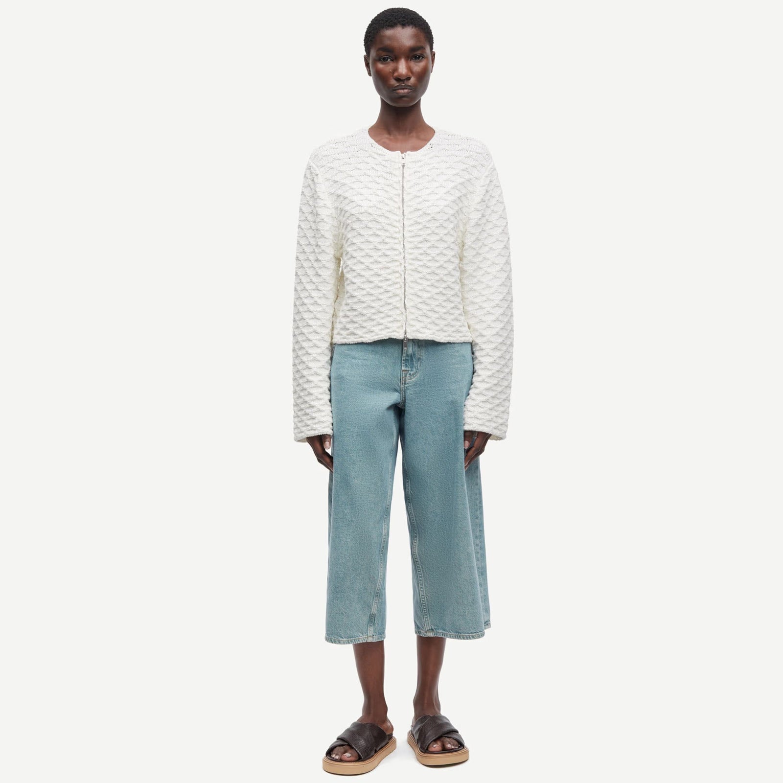 Satammy Cardigan 15633 egret Samsoe Samsoe