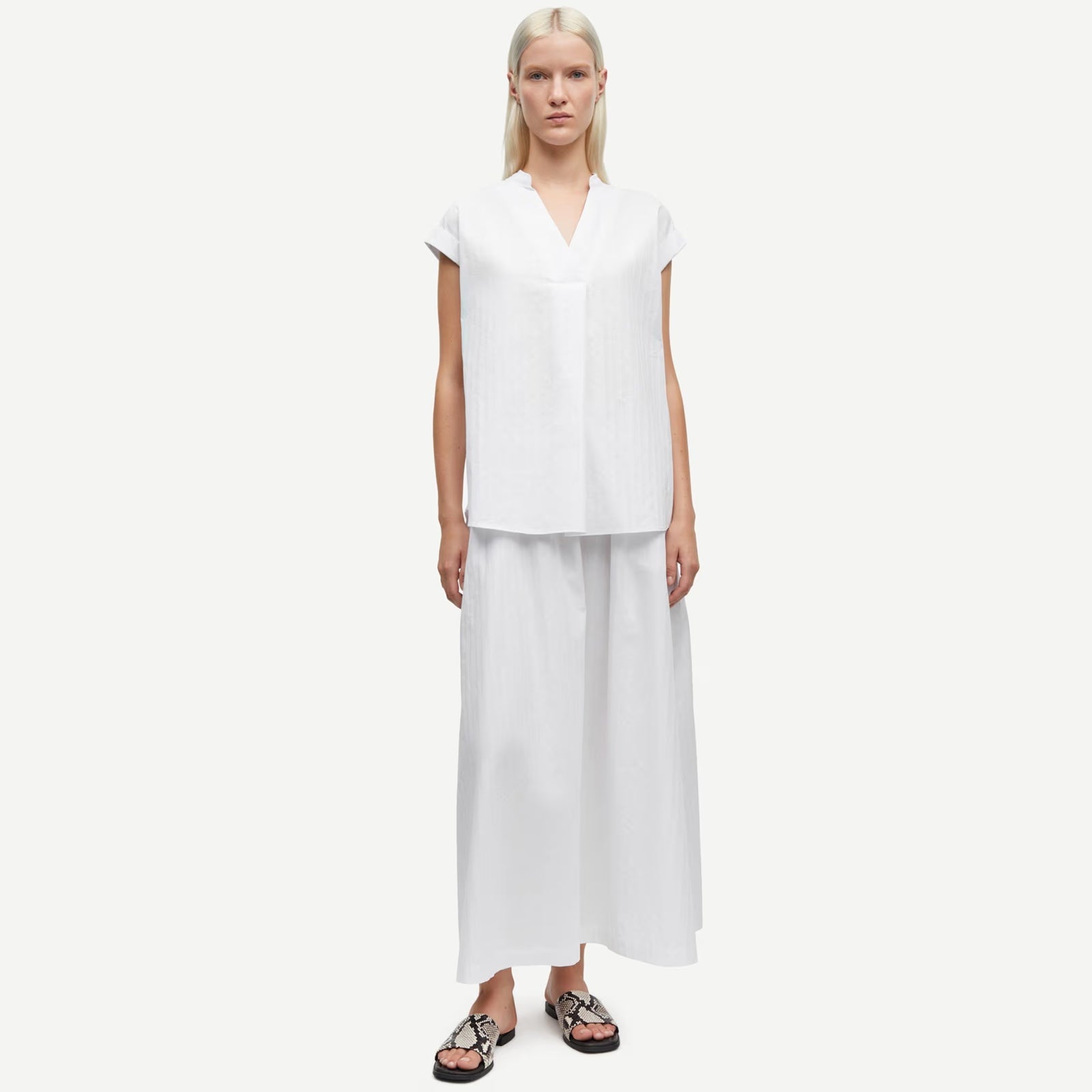 Satina SS Shirt 15646 white Samsoe Samsoe