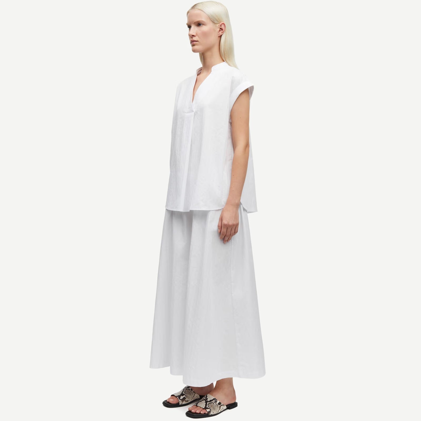 Satina SS Shirt 15646 white Samsoe Samsoe