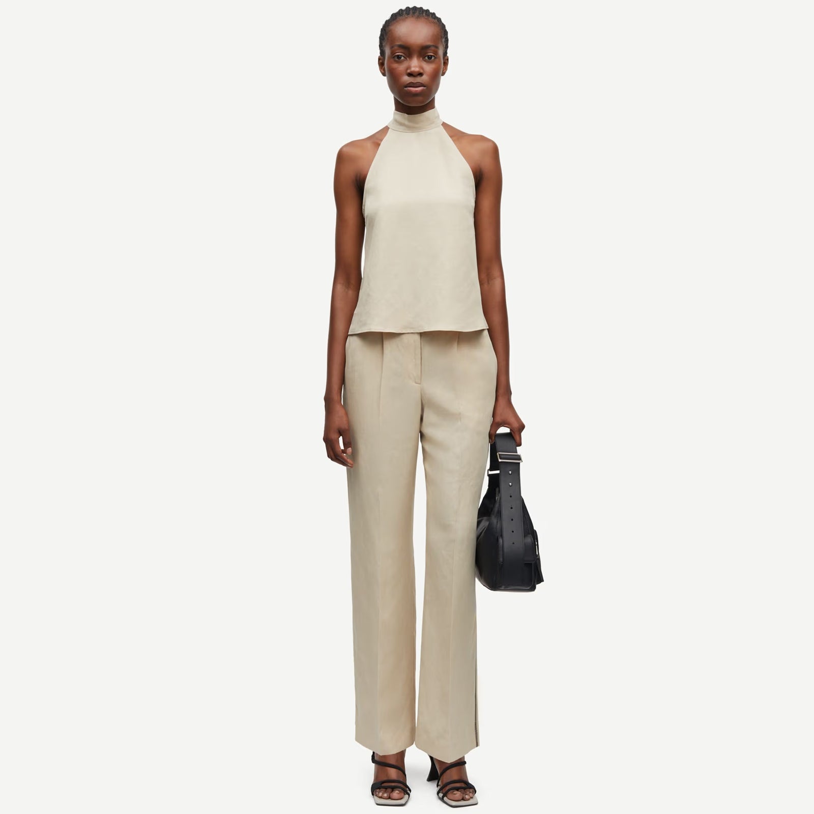 Satove Trousers 15262 white pepper Samsoe Samsoe