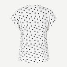 Saumi Top 16113 drifting dots egret