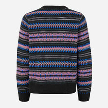 Tiago Crew Neck Jumper tulipwood striped