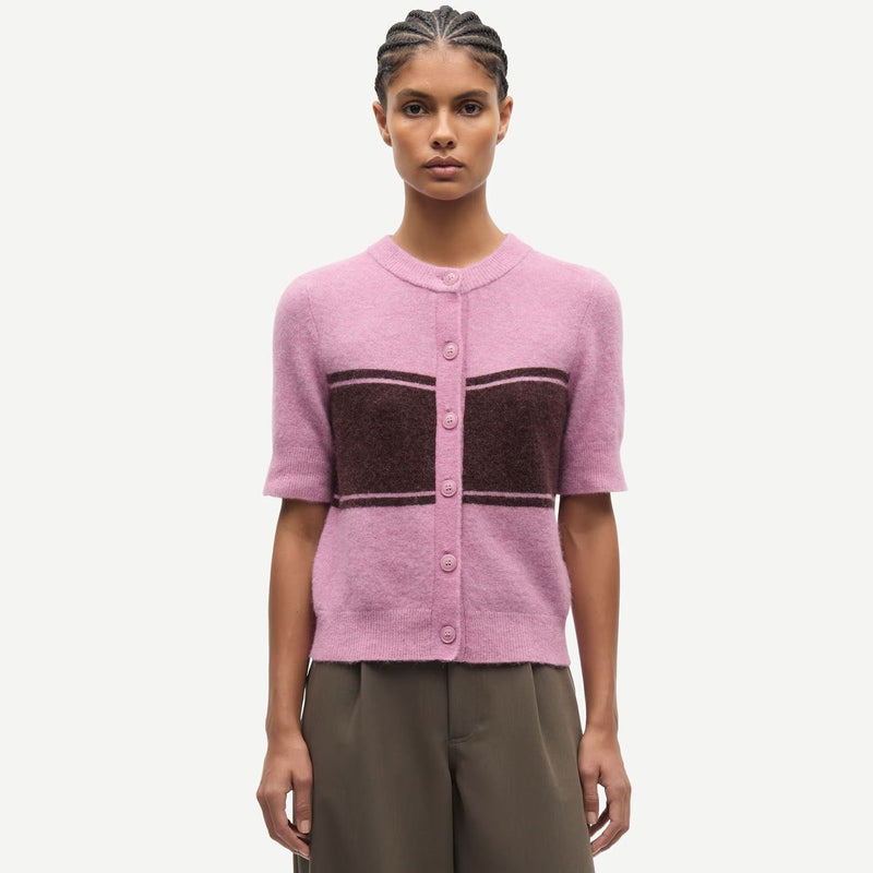 Sanoura SS Cardigan 15556 orchid wide st. Samsoe Samsoe