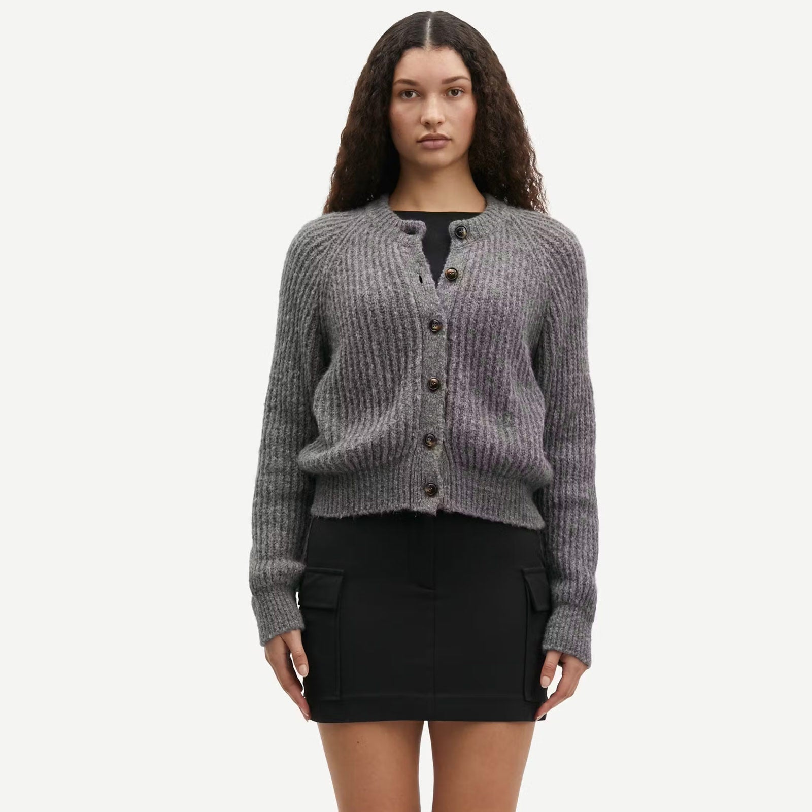 Salayla Cardigan 15009 grey mel.