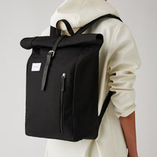 Dante Backpack black with black leather