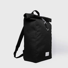Ground Rolltop Backpack L black/black webbing Sandqvist