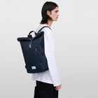 Ground Rolltop Backpack L navy/navy webbing Sandqvist