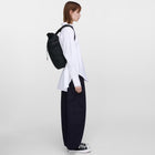 Icon Rolltop Backpack M black/black leather Sandqvist