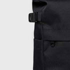 Icon Rolltop Backpack M black/black leather Sandqvist