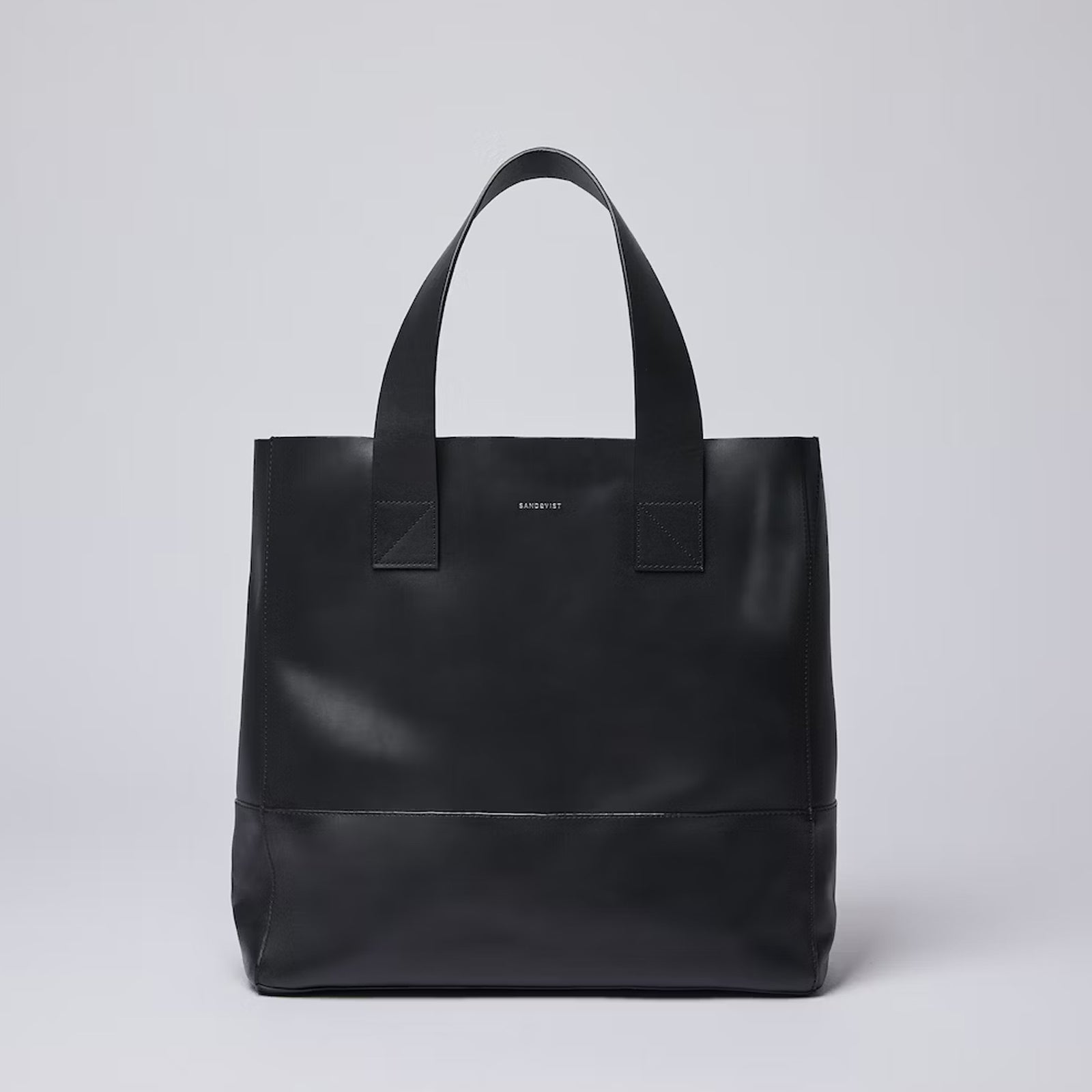 Iris Leather Tote Bag black