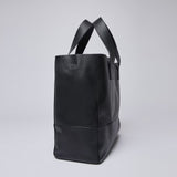 Iris Leather Tote Bag black