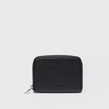 Leather Zip Wallet black