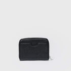 Leather Zip Wallet black