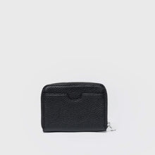 Leather Zip Wallet black