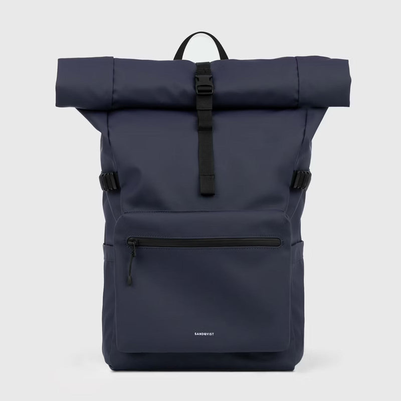 Stream Rolltop Backpack L navy Sandqvist
