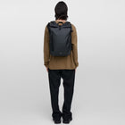 Stream Slim Rolltop Backpack L black Sandqvist