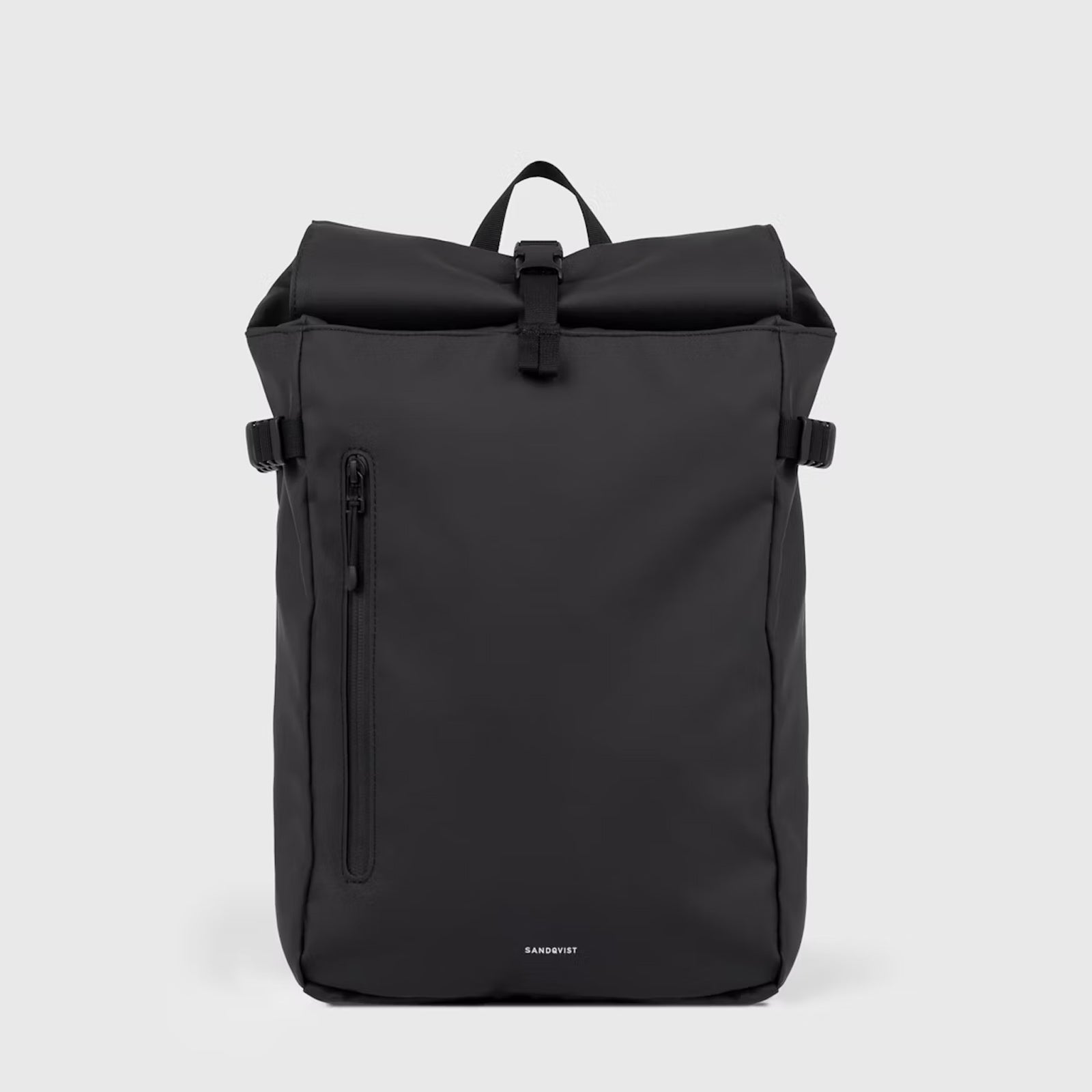 Stream Slim Rolltop Backpack M black Sandqvist