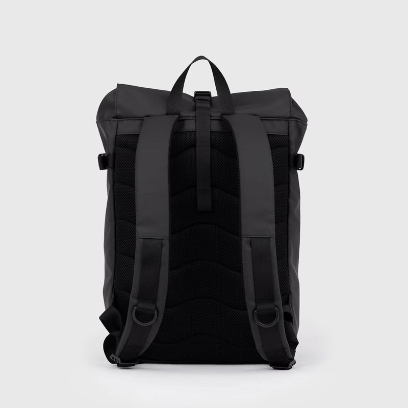 Stream Slim Rolltop Backpack M black Sandqvist