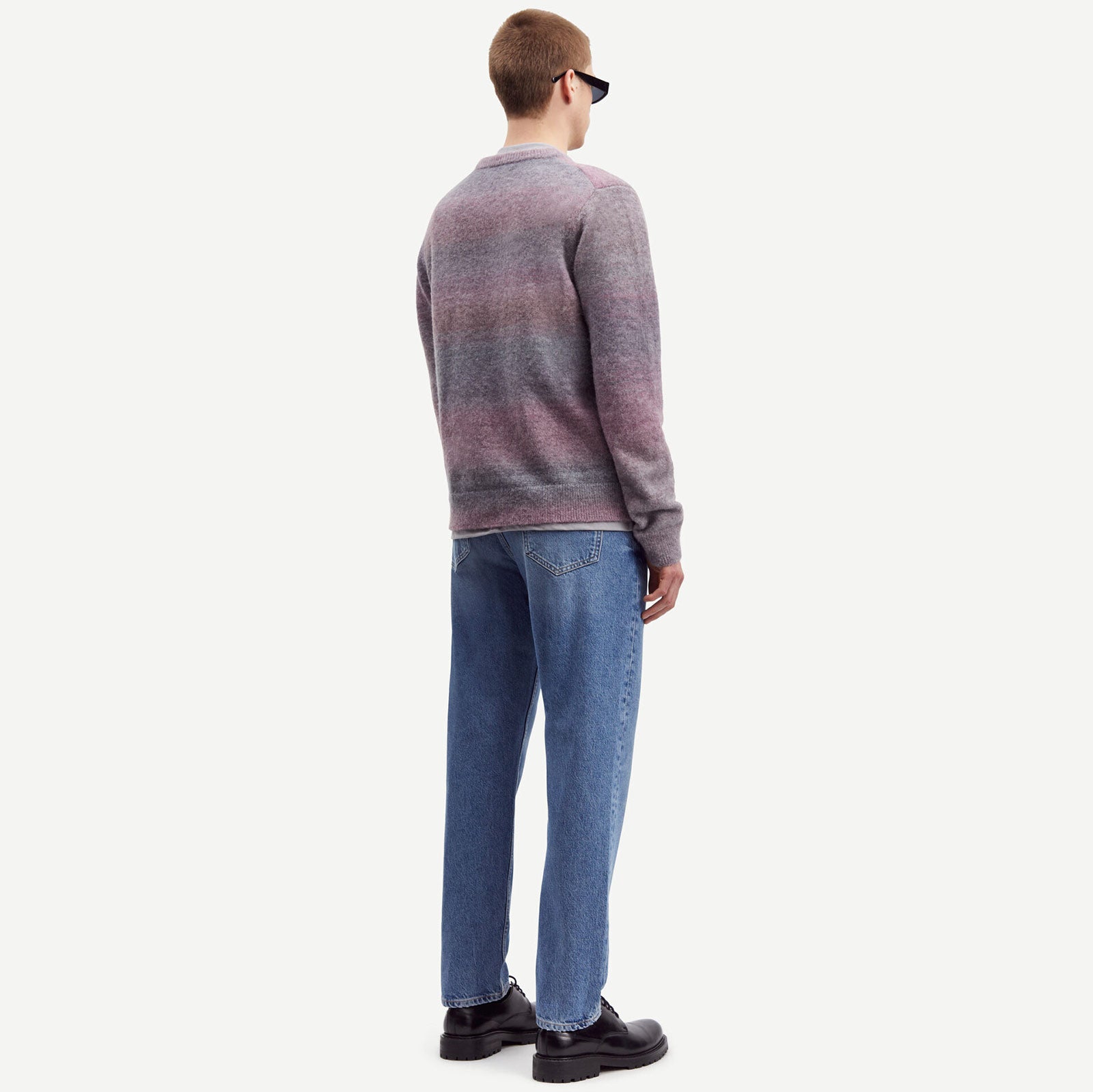 Aiden Crew Neck 15012 gray ombre