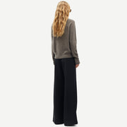 Boston O-Neck Jumper grey brown mel