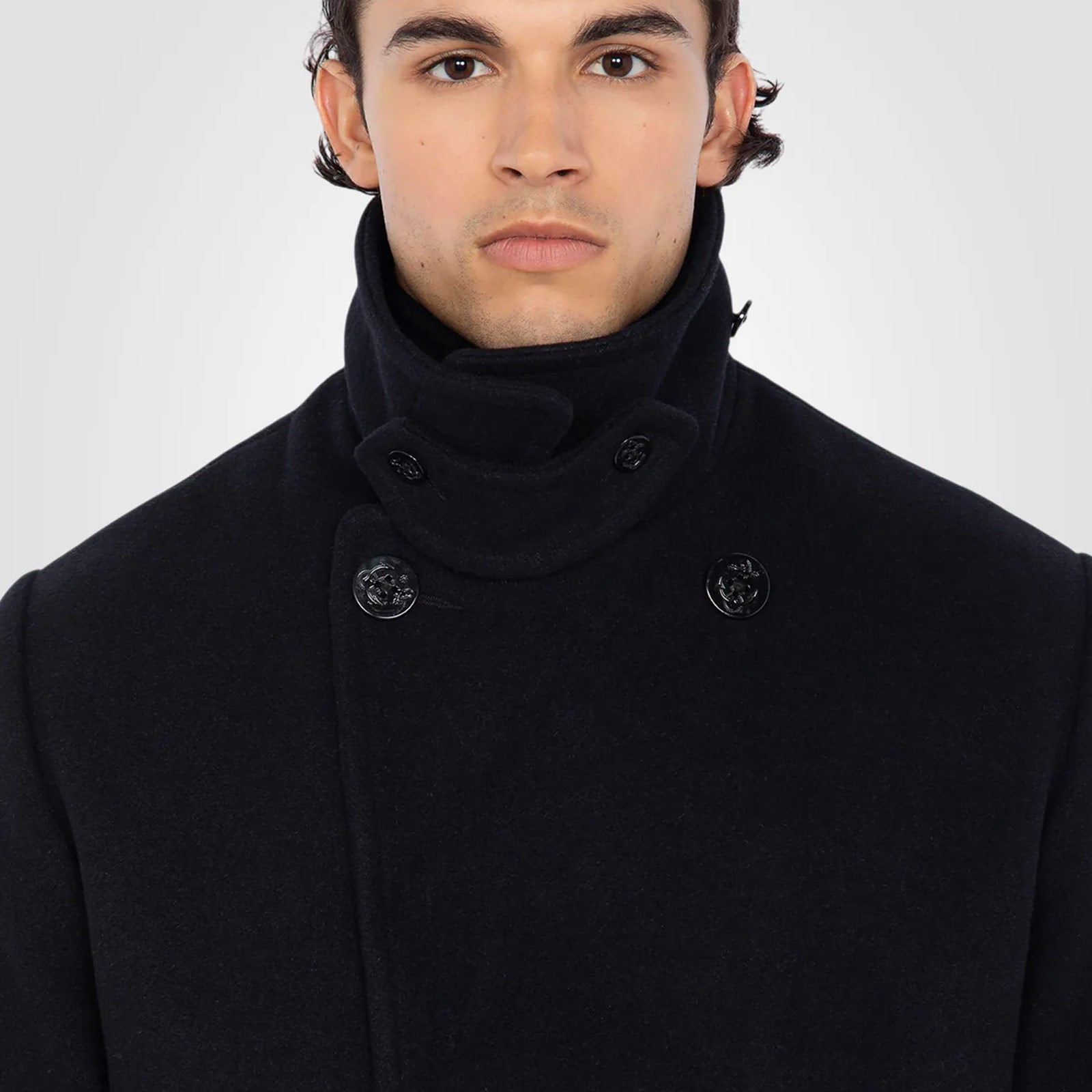Seacoat Coat dark navy Schott NYC