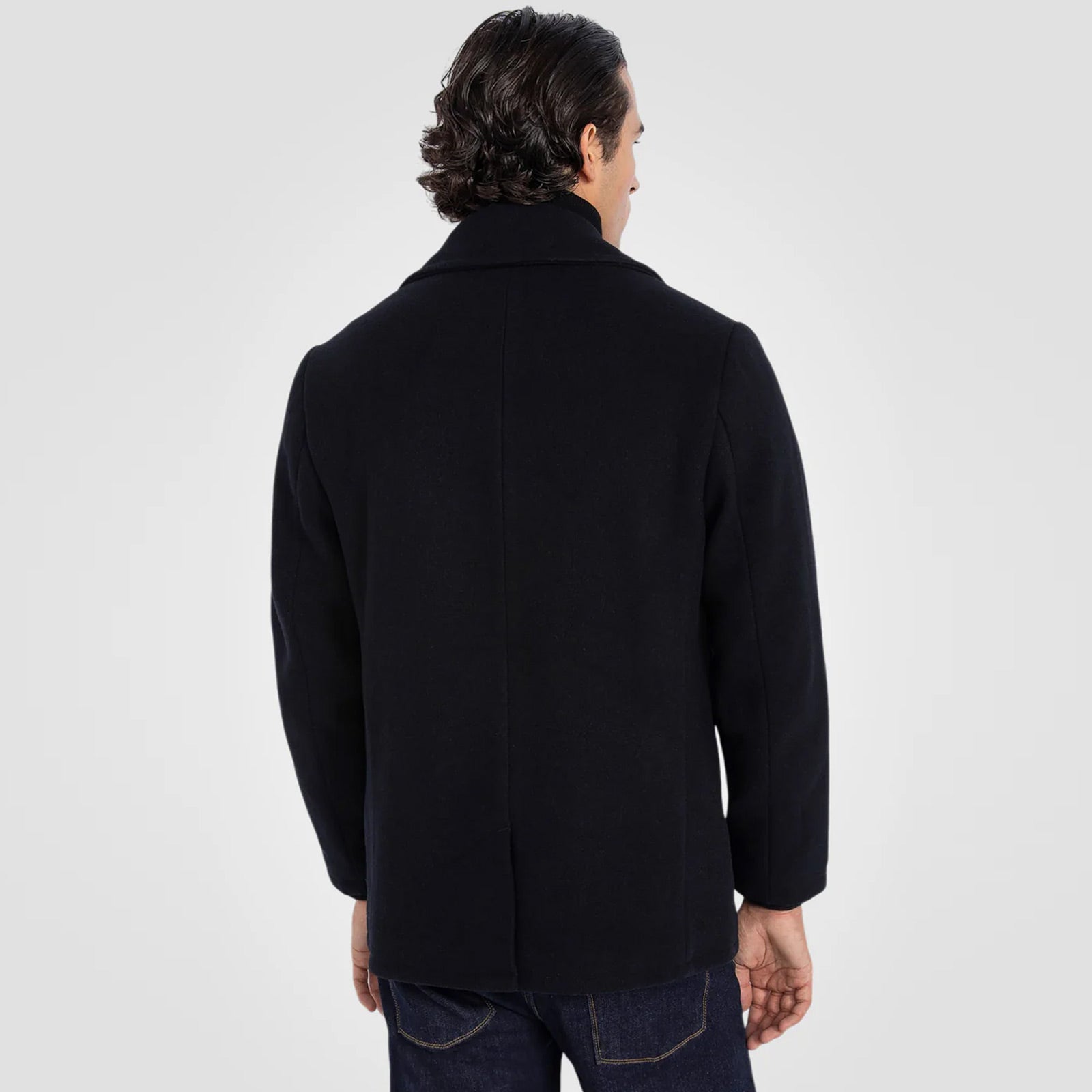 Seacoat Coat dark navy Schott NYC