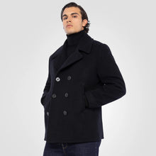 Seacoat Coat dark navy Schott NYC