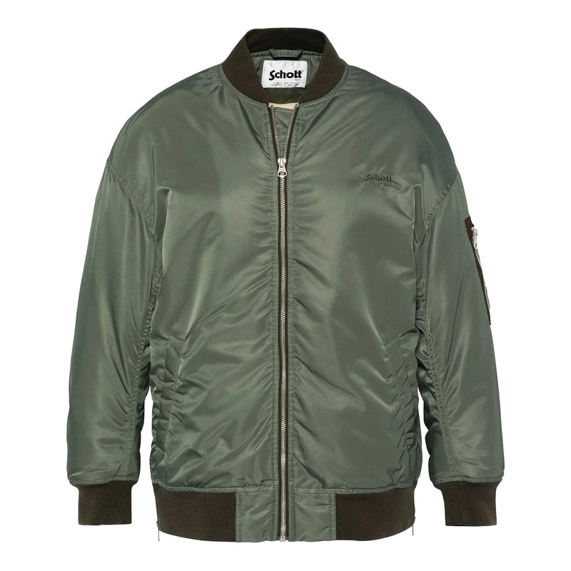 Air-Long W RS Bomber us green Schott NYC