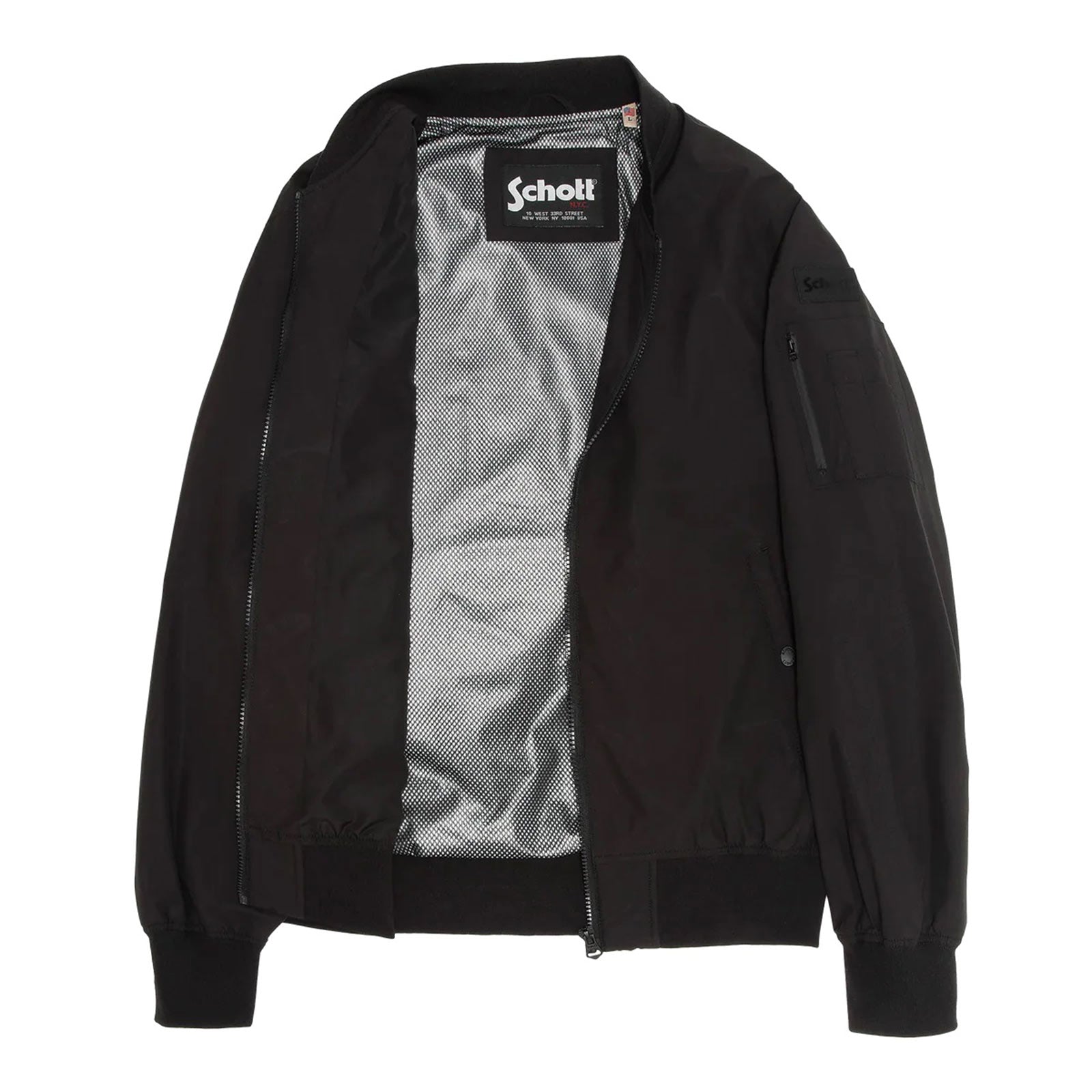 Airsoft Bombers Leger black Schott NYC