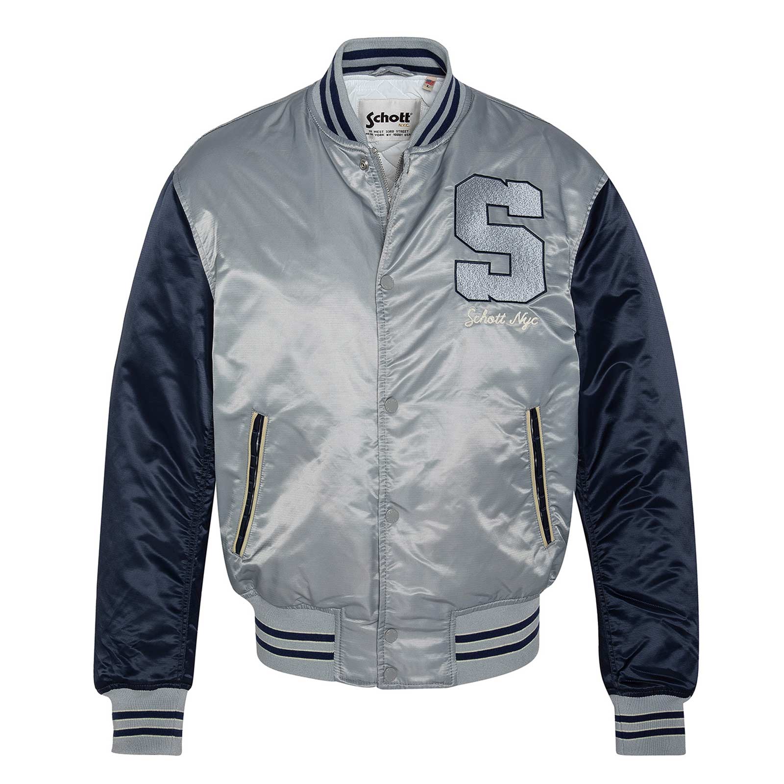 Coachman BiColor Bomber Jacket silver/navy