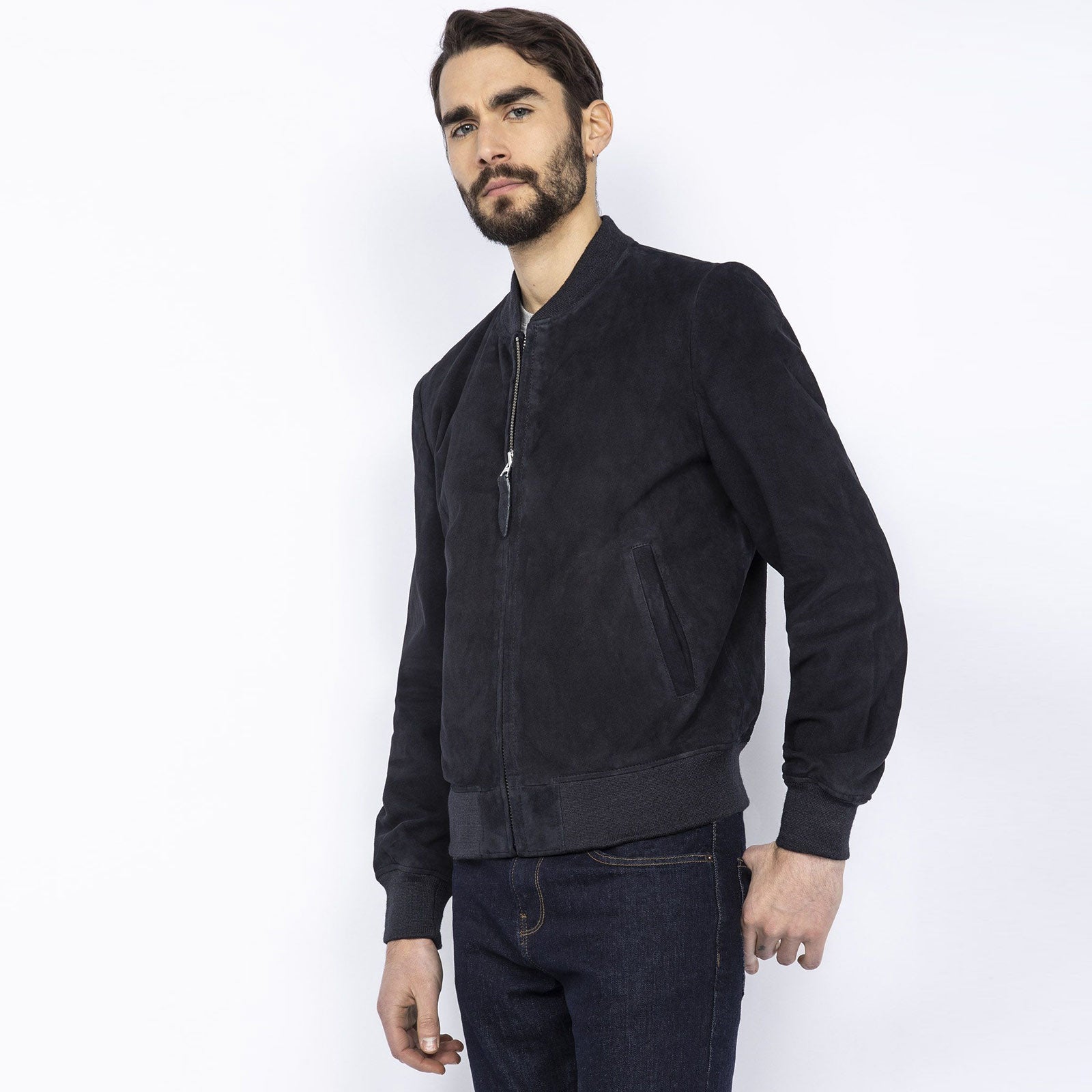 LC300 Velour Blouson navy