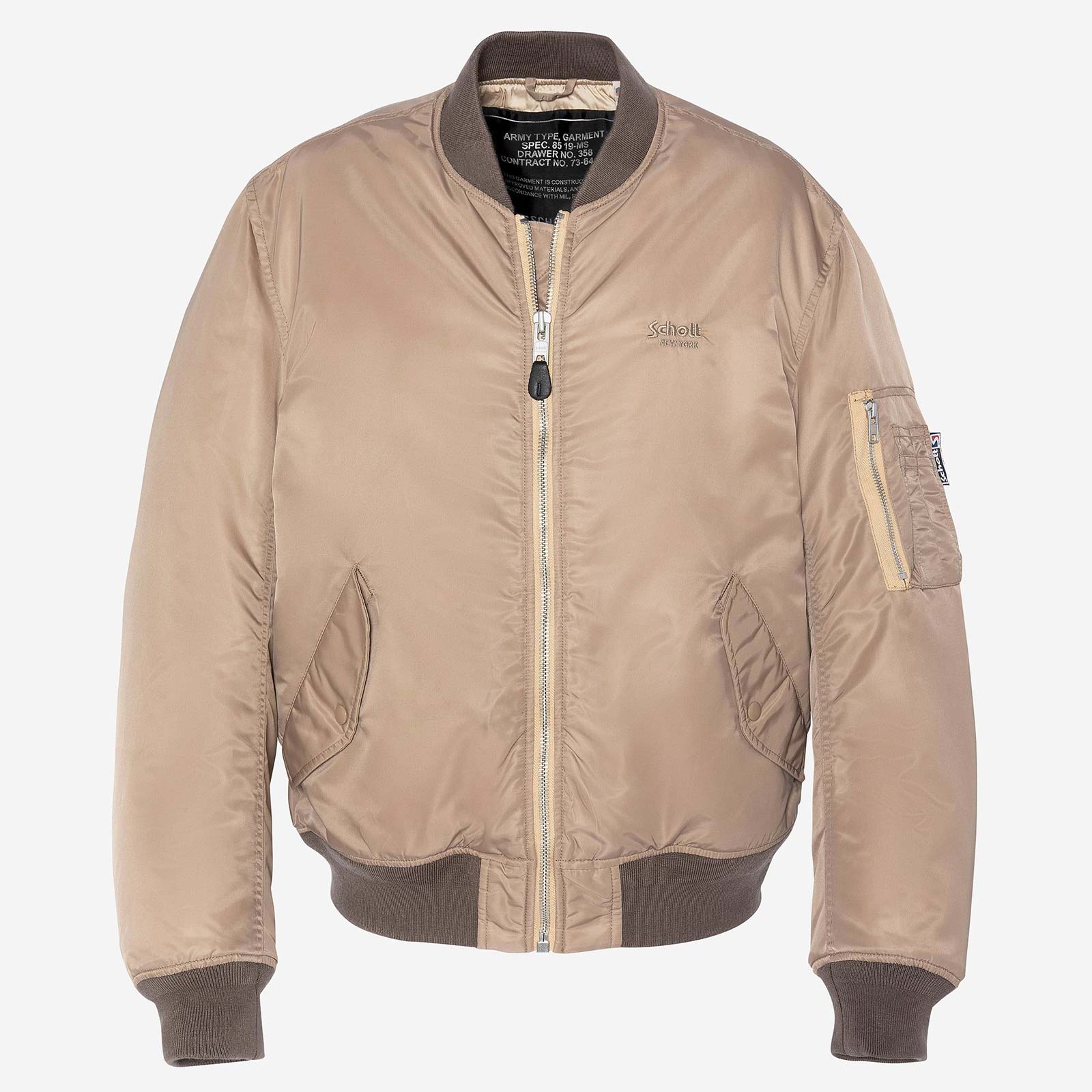 Oversized Unisex Vintage Bomber desert