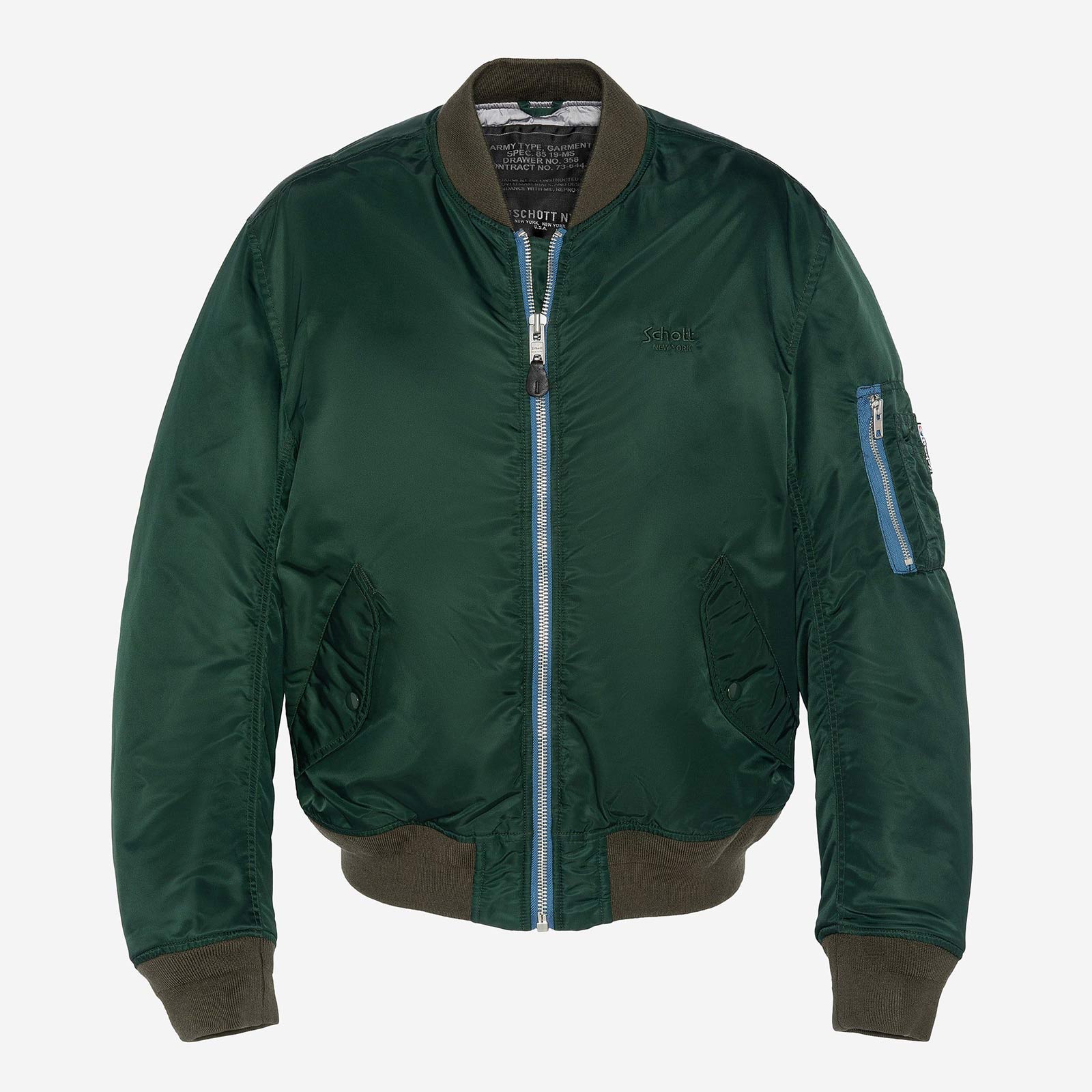 Oversized Unisex Vintage Bomber forest
