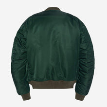Oversized Unisex Vintage Bomber forest
