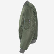 Oversized Unisex Vintage Bomber us green