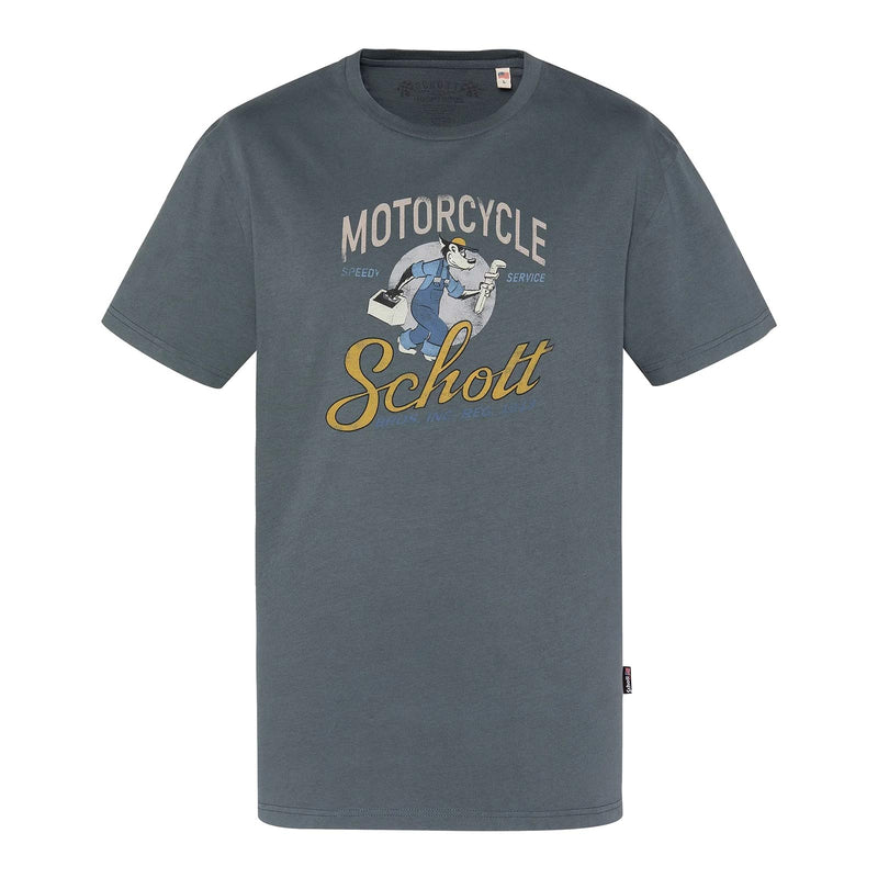 Tsbarton T-Shirt anthracite Schott NYC