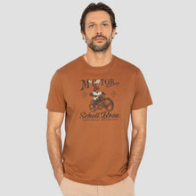 Tsbluff T-Shirt camel Schott NYC