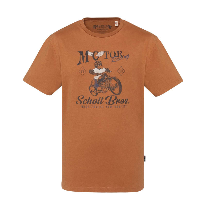 Tsbluff T-Shirt camel Schott NYC